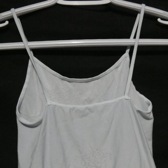 Light Blue Stitched Floral Spaghetti Strap Cami - Camisole | xs - extra small - Picture 10 of 14